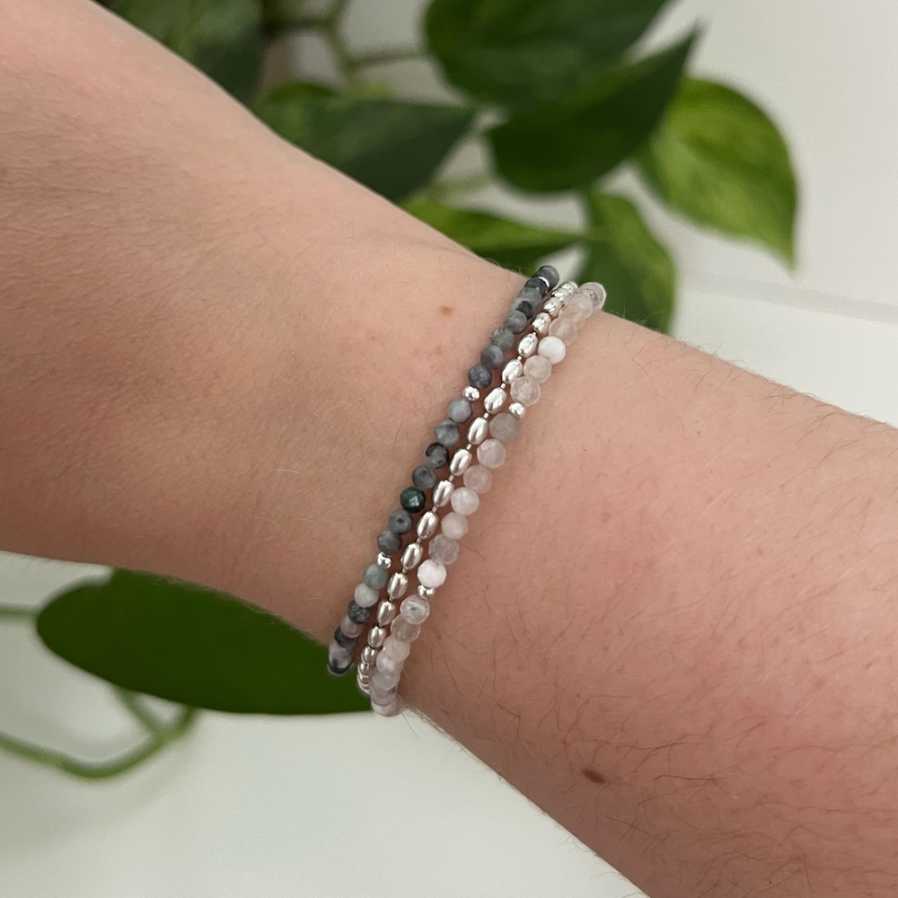NWT 925 Sterling Silver Emerald Bracelet π - Picture 8 of 14